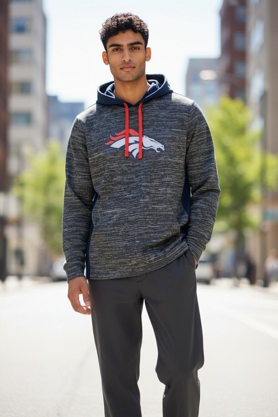 Fanatics Denver Broncos NFL Instant Replay Pullover Hoodie Size: Medium